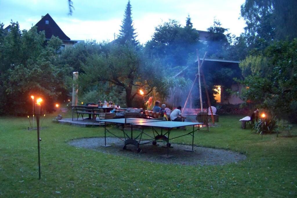 Gartentraum, Feuergrill, Kids-Spielwelt, 4Raeume Hartenstein  Zewnętrze zdjęcie